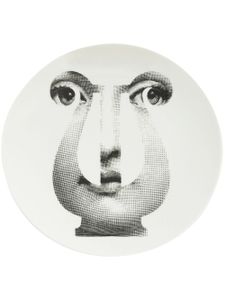 Fornasetti assiette imprimée - Blanc