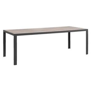 Tafel Tarbes - antraciet - 72x215x90 cm - Leen Bakker