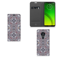 Motorola Moto G7 Power Standcase Flower Tiles - thumbnail
