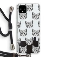 Kitten: Pixel 4 XL Transparant Hoesje met koord Kitten: Pixel 4 XL Transparant Hoesje met koord