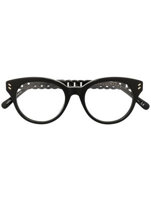 Stella McCartney Eyewear lunettes de vue à monture ronde - Noir