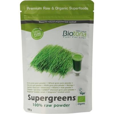 Supergreens raw powder bio