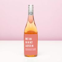 Wijnfles Quarantaine - Rosé (Blush Rosé)