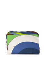 PUCCI trousse de toilette à imprimé abstrait - Vert