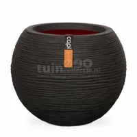 Capi Pot Bol Rib Ø40cm Zwart