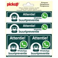 Pick whatsapp buurtpr 15x15 cm 4st - Pickup