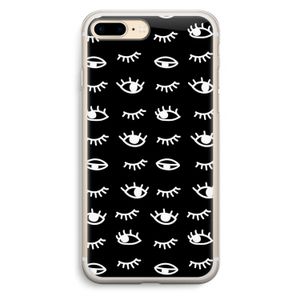 Eye pattern #3: iPhone 7 Plus Transparant Hoesje