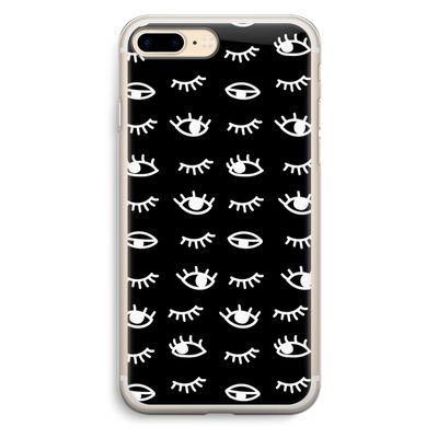 Eye pattern #3: iPhone 7 Plus Transparant Hoesje