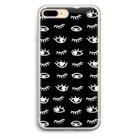 Eye pattern #3: iPhone 7 Plus Transparant Hoesje