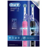 Oral-B Smart 4900 4210201398233 Elektrische tandenborstel Roterend / oscillerend / pulserend Pink, Zwart