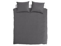Dekbedovertrek Lou Dark grey | totaalBED | 2-persoons
