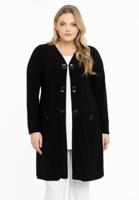 Yoek Vest met knopen | Zwart | Maat 46/48