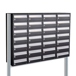 Allux Hive Set 4-Breed, 7-Hoog Op Statief Zwart - 40030070_4x7s