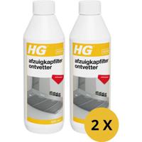 HG afzuigkapfilter ontvetter - 500ml - 2 Stuks - zelfwerkend - thumbnail