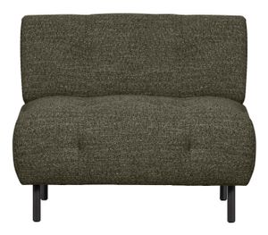 WOOOD Fauteuil 'Lloyd' Geweven stof, kleur Groen Melange