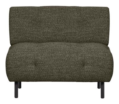 WOOOD Fauteuil 'Lloyd' Geweven stof, kleur Groen Melange