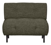 WOOOD Fauteuil 'Lloyd' Geweven stof, kleur Groen Melange