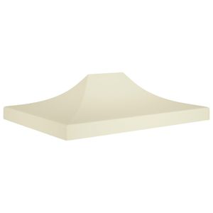 VidaXL Partytentdak 270 g/m² 4,5x3 m crèmekleurig
