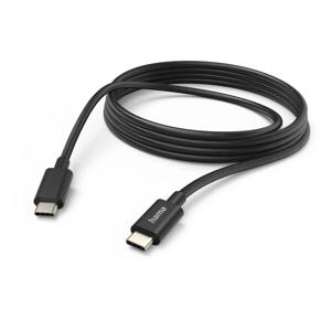 Hama USB-Kabel, USB-C naar USB-C, 3 m Oplader Zwart