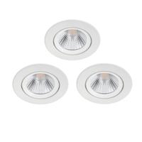 Philips Set van 3 inbouwspots Sparkle wit 75598000 - thumbnail