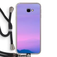 Sunset pastel: Samsung Galaxy J4 Plus Transparant Hoesje met koord
