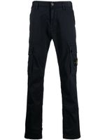 Stone Island pantalon à poches cargo en coton - Bleu - thumbnail