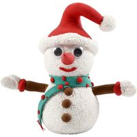 Knutselset sneeuwpop van klei - thumbnail