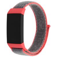 Fitbit Charge 3 & 4 Nylon Band - Fel Roze