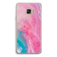 Roze explosie: Samsung Galaxy A3 (2016) Transparant Hoesje