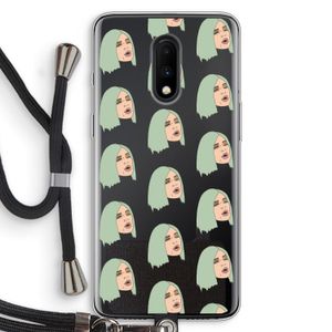 King Kylie: OnePlus 7 Transparant Hoesje met koord