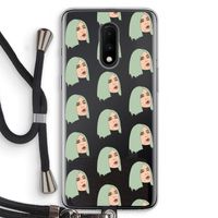 King Kylie: OnePlus 7 Transparant Hoesje met koord