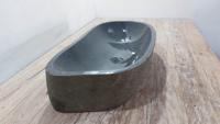 Waskom riviersteen RXL250320, 68x38x15 cm