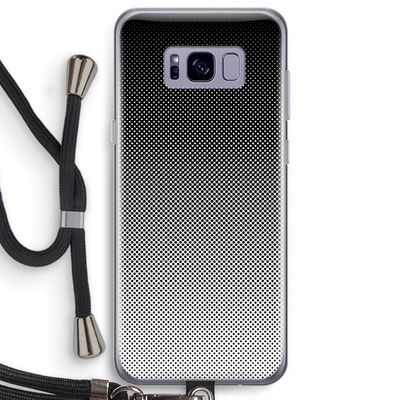 Musketon Halftone: Samsung Galaxy S8 Plus Transparant Hoesje met koord