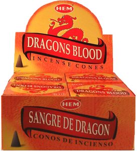 HEM Wierook Kegel Dragon Blood (12 pakjes)