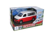 Kids Globe VW Transporter camper die cast pull back 13,5cm Kids Globe VW Transporter camper die cast pull back 13,5cm