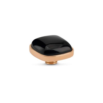 Melano Vivid Bulb Square Steentje Black Rosé