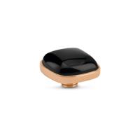 Melano Vivid Bulb Square Steentje Black Rosé