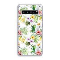Gele kuif: Samsung Galaxy S10 5G Transparant Hoesje