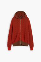 Gebreide trui met rits - RED - XL