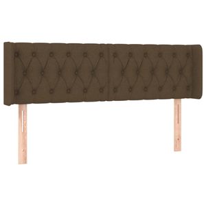 The Living Store - Hoofdbord - Donkerbruin - 147 x 16 x 78/88 cm - Duurzaam - Verstelbare hoogte
