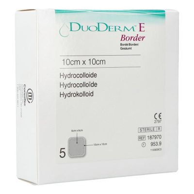 Duoderm E Bord Adh 10x10cm 5 H7970