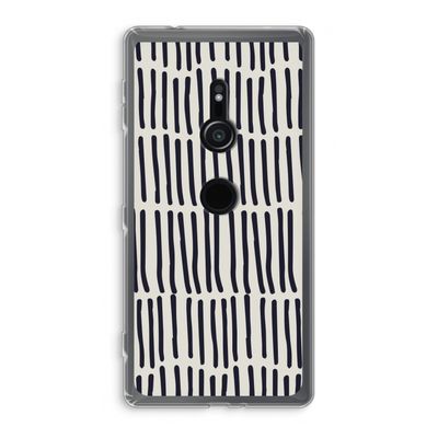 Moroccan stripes: Sony Xperia XZ2 Transparant Hoesje