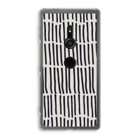 Moroccan stripes: Sony Xperia XZ2 Transparant Hoesje