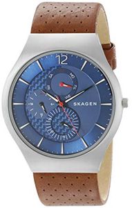 Horlogeband Skagen SKW6161 Leder Bruin 24mm