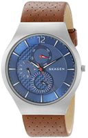 Horlogeband Skagen SKW6161 Leder Bruin 24mm - thumbnail