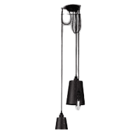 Buster and Punch - Hooked 3.0 / 2.6 mix graphite shades Hanglamp