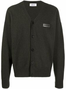 AMBUSH cardigan à patch logo - Vert