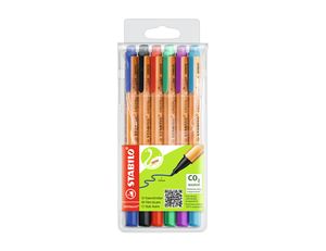 Stabilo greenpoint 0,8 mm viltstiften, 6st.