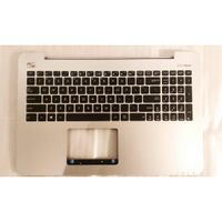 Notebook keyboard for ASUS X555 K555 R556 with topcase silver pulled - thumbnail