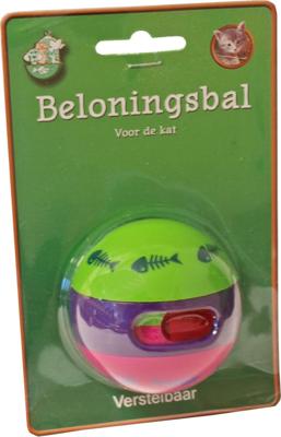 Beloningsbal kat op blister 6 cm - Gebr de boon